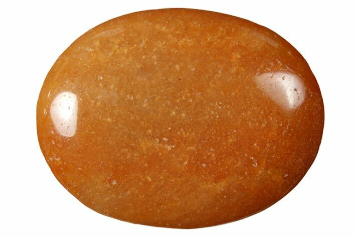 1.7" Polished Red Aventurine Pocket Stone  - Photo 1